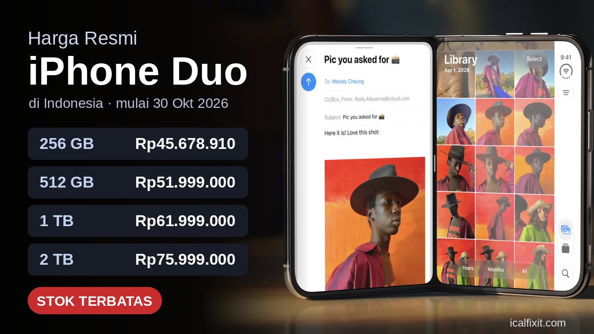Harga resmi iPhone Duo di Indonesia